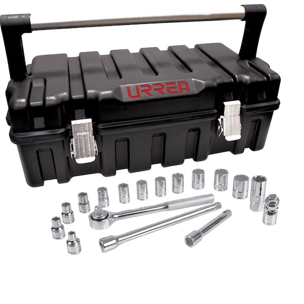 1/2" drive socket set with accessories 18PC